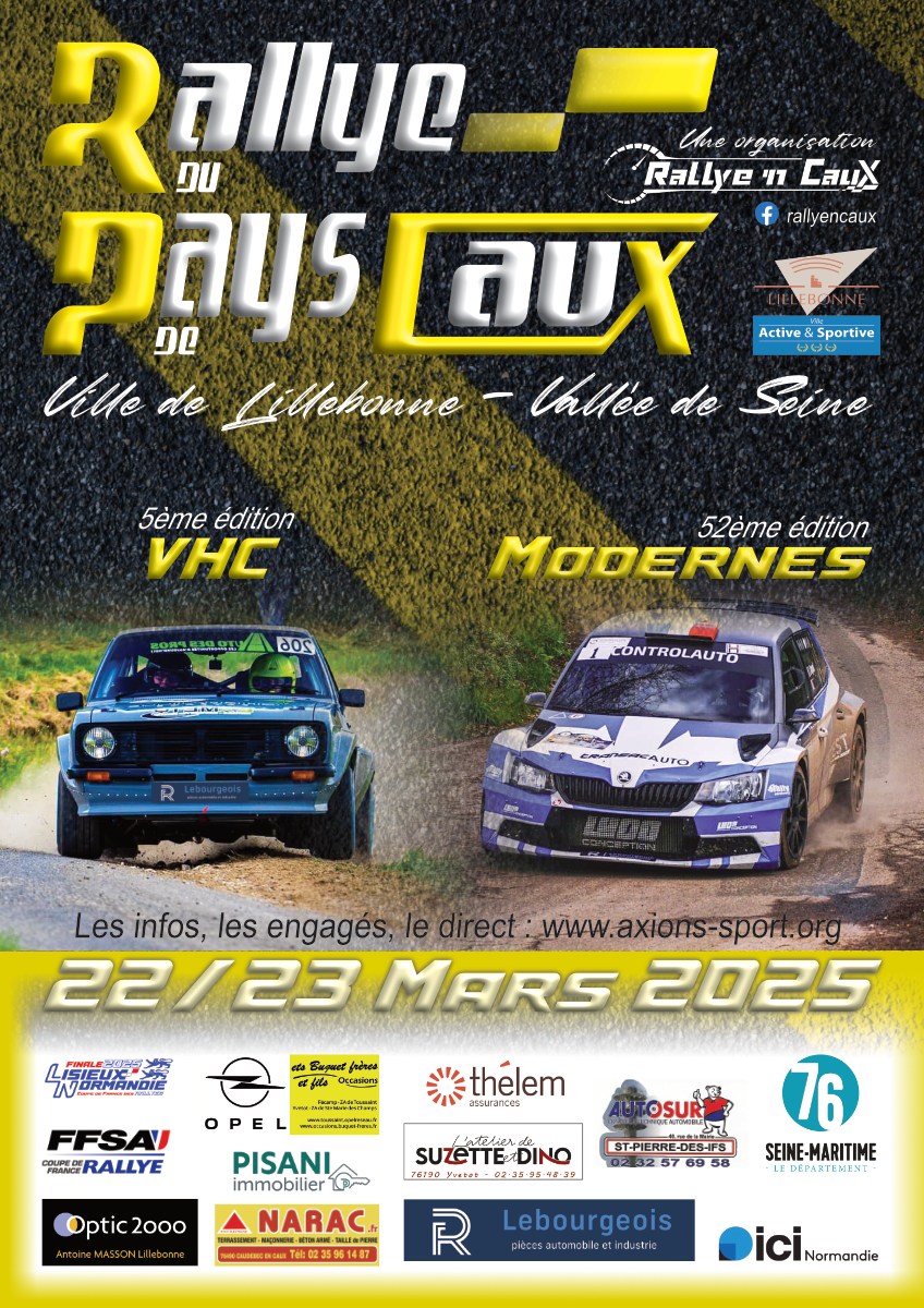 RALLYE DU PAYS DE CAUX 2025 – NormandieRallye.fr